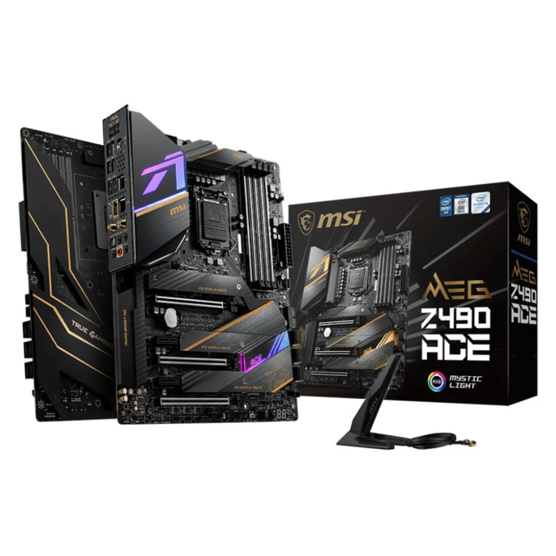 MSI MEG Z490 Ace - DDR4 LGA 1200 Intel Motherboard - اللوحة الأم